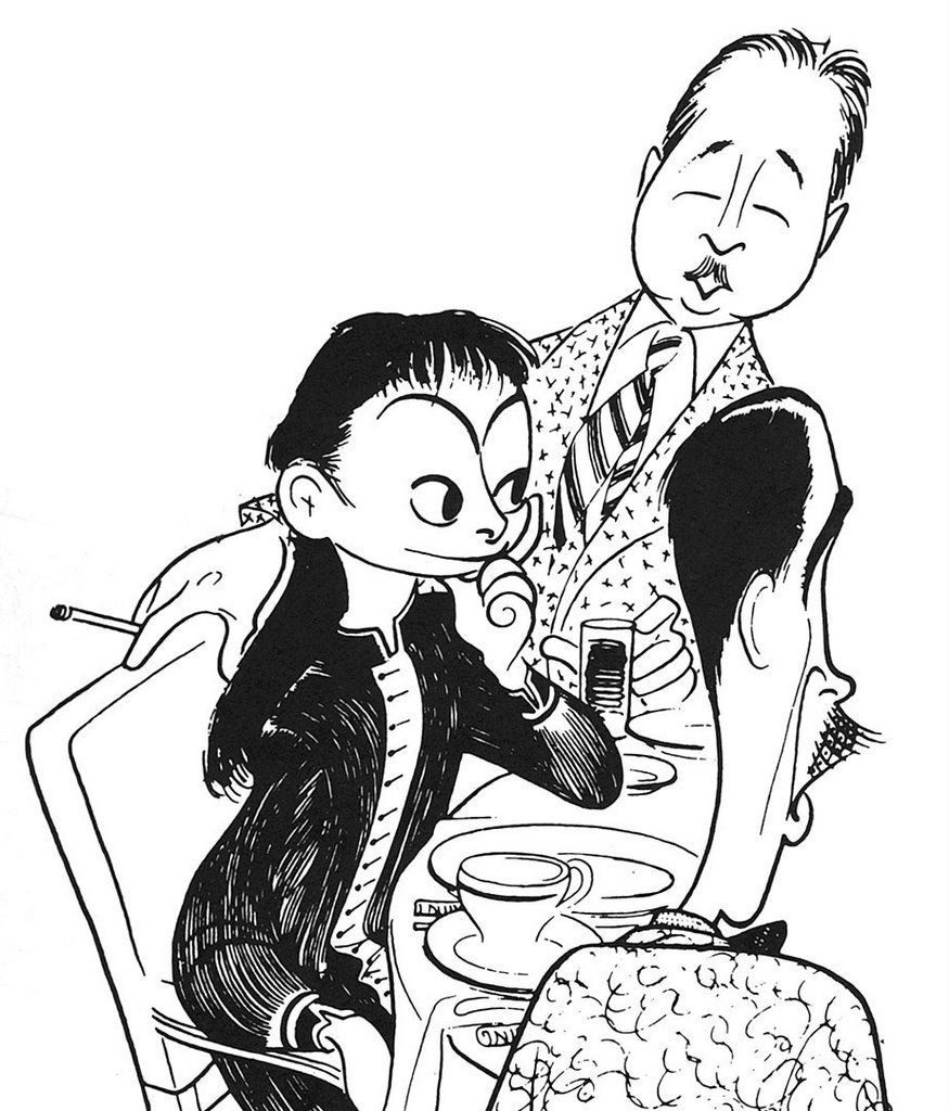 Dot Parker and Robert Benchley